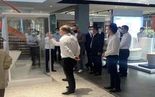 台州市长一行莅临UB8优游国际 数字化创新模式再获定